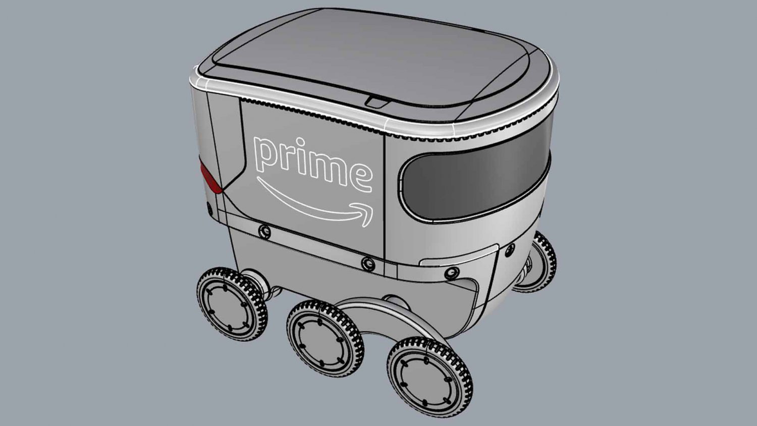 Amazon Delivery Robot White 3d Model In Robot 3dexport