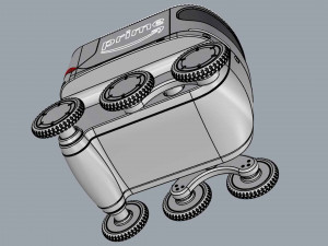 amazon delivery robot white 3D 模型
