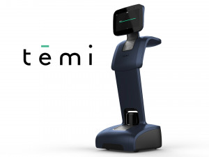 robot temi dark blue 3Dモデル