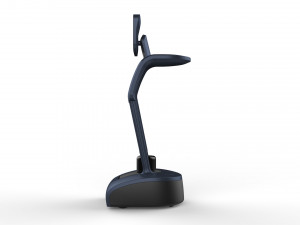 robot temi dark blue 3D Model