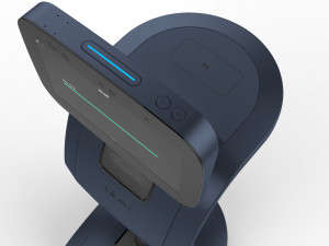 robot temi dark blue 3D Model