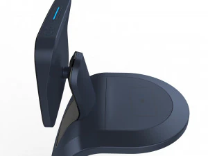 robot temi dark blue 3D Model