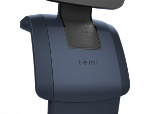 robot temi dark blue 3D Model
