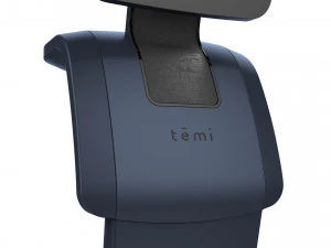 robot temi dark blue 3D Model