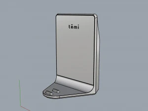 robot temi dark blue 3D Model