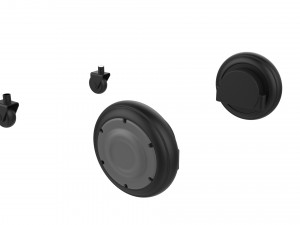 robot temi dark gray 3D Model