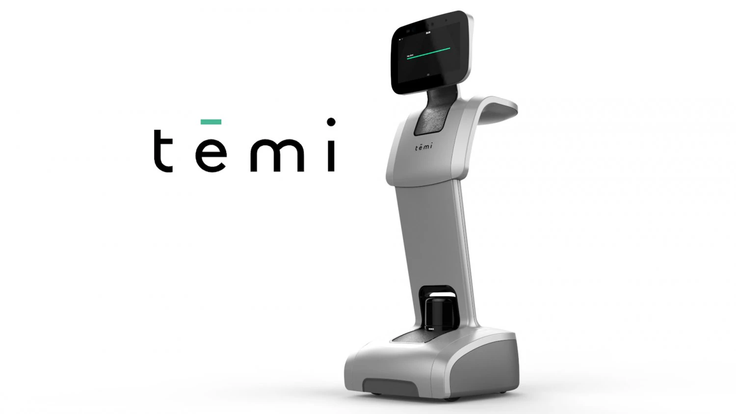 robot temi silver 3D Model .c4d .max .obj .3ds .fbx .stl .blend 