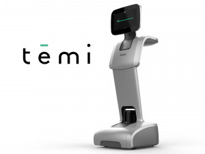 robot temi silver 3Dモデル