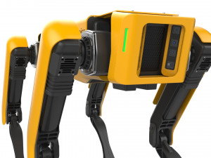 boston dynamics spot yellow Modello 3D