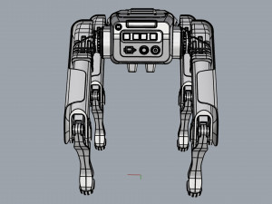 boston dynamics spot yellow Modello 3D