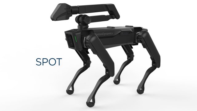 boston dynamics spot handle black 3D मॉडल .c4d .max .obj .3ds .fbx .stl .blend 