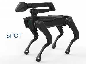 boston dynamics spot handle black 3Dモデル