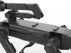 boston dynamics spot handle black 3D मॉडल