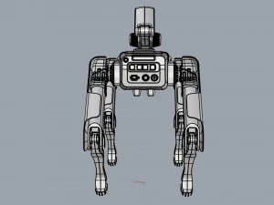 boston dynamics spot handle black 3D Model