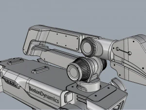 boston dynamics spot handle black 3D Model