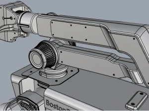 boston dynamics spot handle black 3D Model