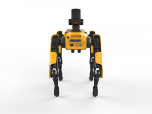 boston dynamics spot handle yellow Modelo 3D