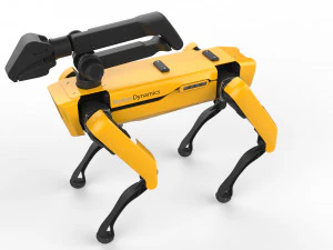 boston dynamics spot handle yellow 3D Model