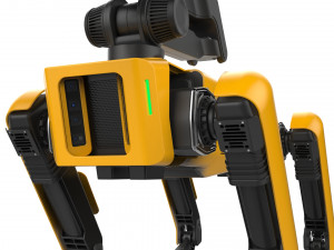 boston dynamics spot handle yellow Modelo 3D
