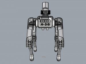 boston dynamics spot handle yellow Modelo 3D