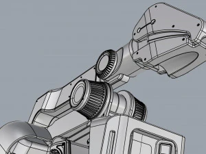 boston dynamics spot handle yellow 3D Model