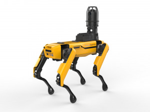 boston dynamics spot inspection yellow 3D Model