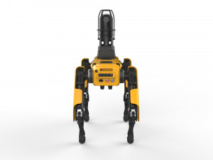 boston dynamics spot inspection yellow 3D Model