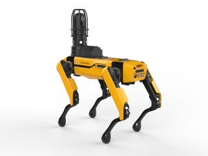 boston dynamics spot inspection yellow 3D Model