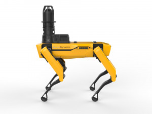 boston dynamics spot inspection yellow 3D Model
