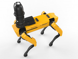 boston dynamics spot inspection yellow 3D Model