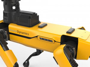 boston dynamics spot inspection yellow 3D Model
