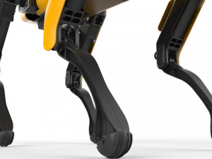 boston dynamics spot inspection yellow 3D Model
