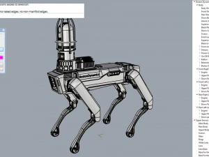 boston dynamics spot inspection yellow 3D Model