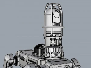 boston dynamics spot inspection yellow 3D Model