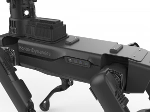 boston dynamics spot inspection black 3D Model
