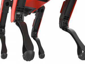 boston dynamics spot robot rescue red 3D-Modell
