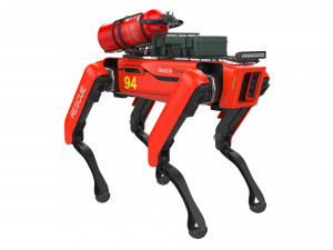 boston dynamics spot robot rescue red 3D-Modell