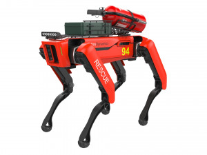 boston dynamics spot robot rescue red 3D-Modell