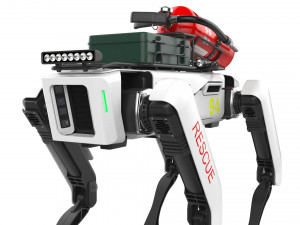 boston dynamics spot robot rescue white Modelo 3D