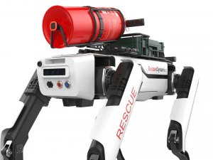 boston dynamics spot robot rescue white 3D Model