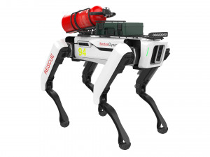 boston dynamics spot robot rescue white Modelo 3D