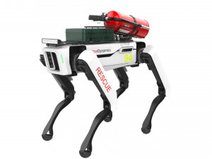 boston dynamics spot robot rescue white Modelo 3D