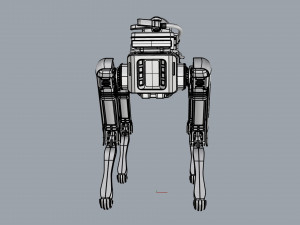 boston dynamics spot robot rescue white Modelo 3D