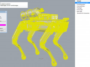 boston dynamics spot robot rescue white Modelo 3D