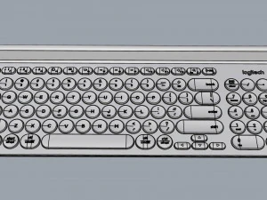 keyboard logitech wireless k780 3D Model