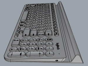 keyboard logitech wireless k780 Modelo 3D