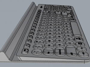 keyboard logitech wireless k780 Modelo 3D