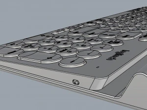 keyboard logitech wireless k780 3D Model