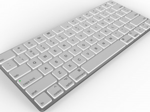 keyboard apple ultra slim Model 3D