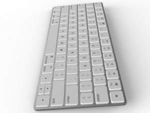 keyboard apple ultra slim Model 3D
